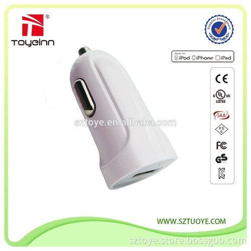 Universal single Port USB Car Charger 5V 2.1A 1A For Iphone 5 6 Pus for Ipad Mini Car Charger Adapter for Sumsung Galaxy S5